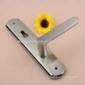 Tube Stainless Steel Lever Handle Door Lock with Plate